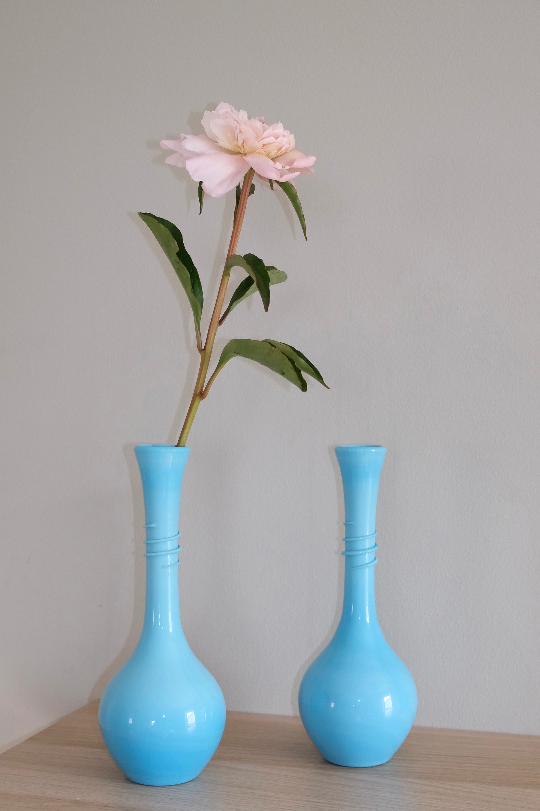 Vintage Blue Bud Vase