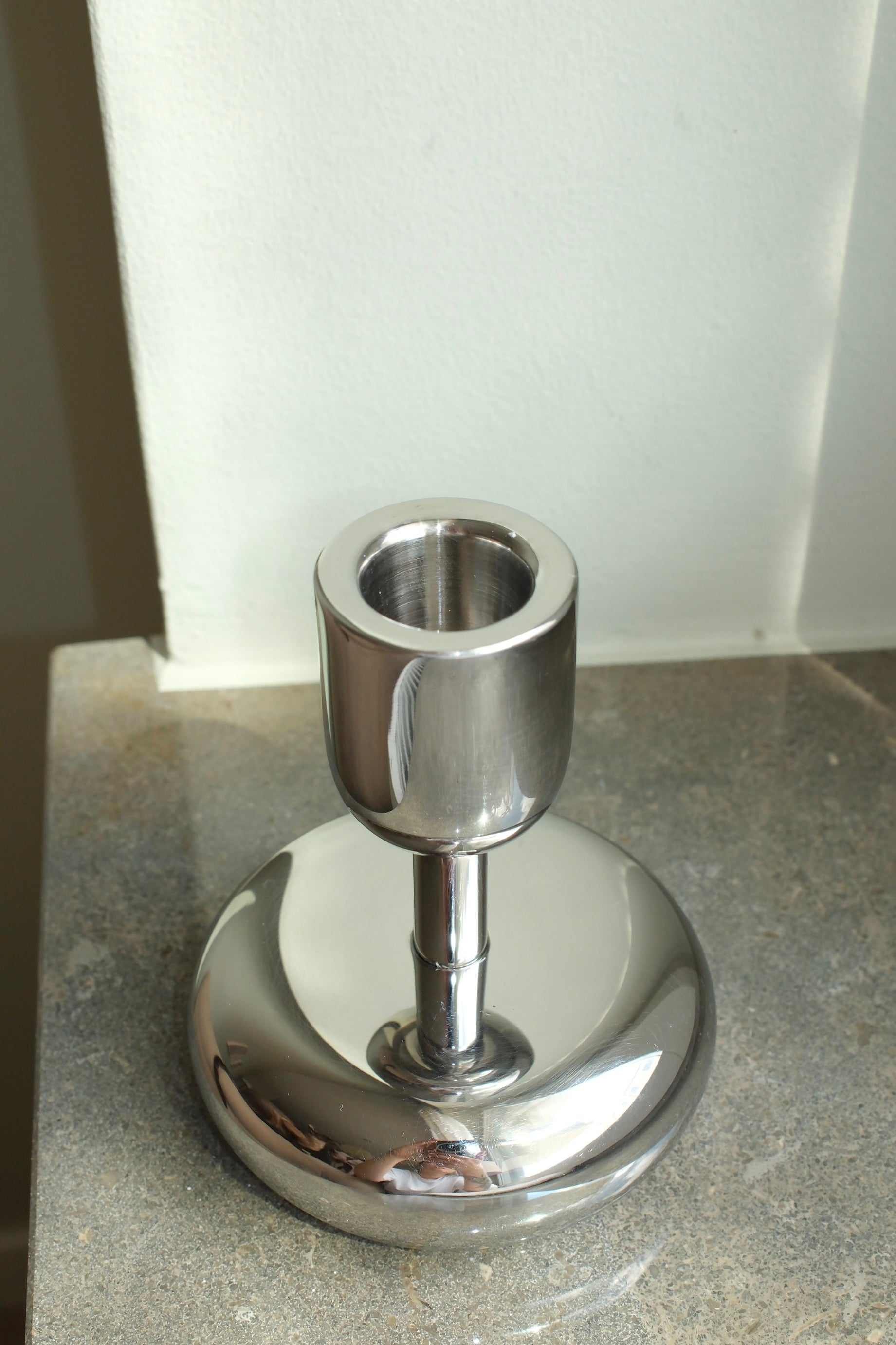 Iittala Nappula Stainless Steel Candle Holder