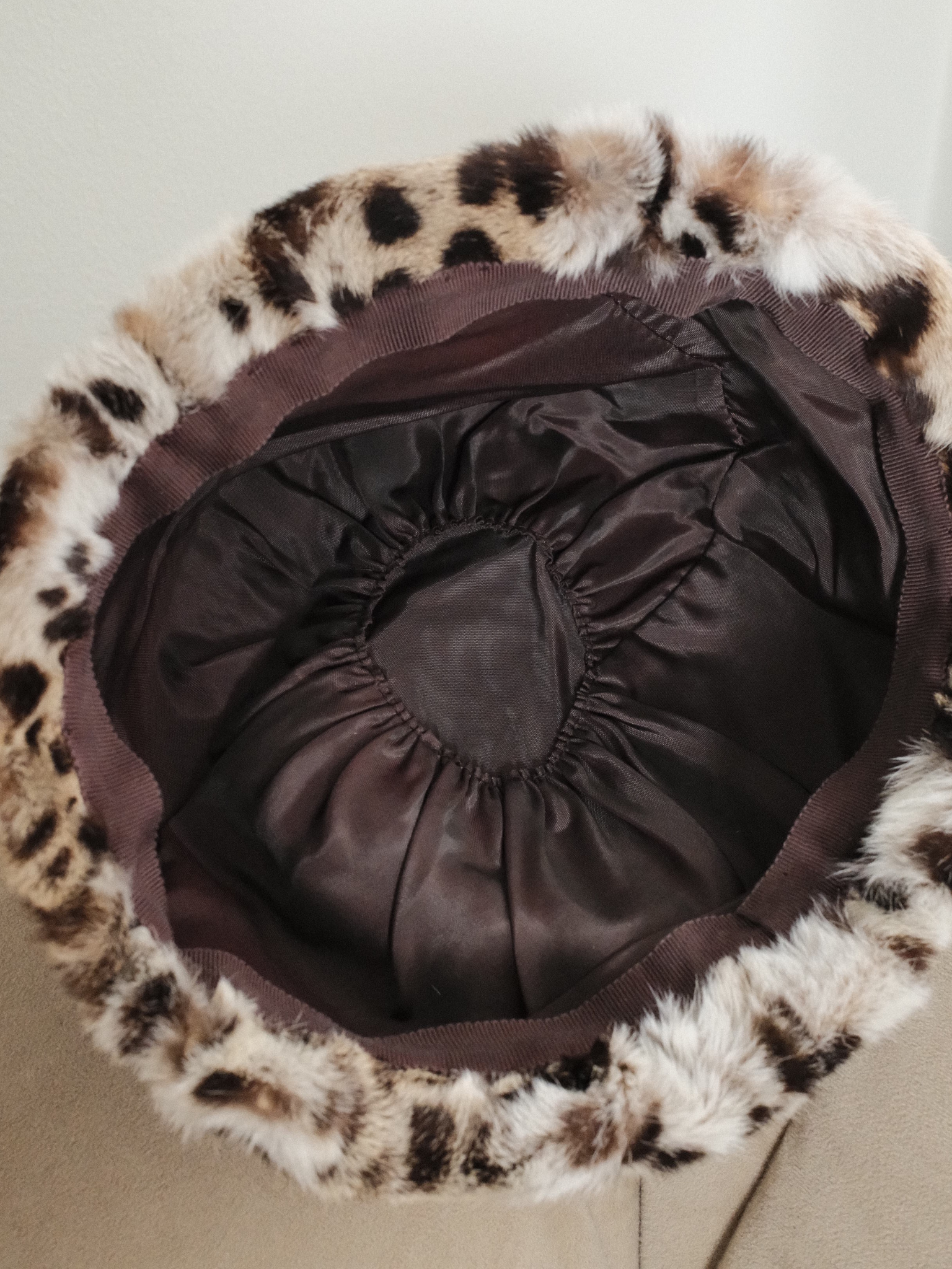 Vintage fur beret