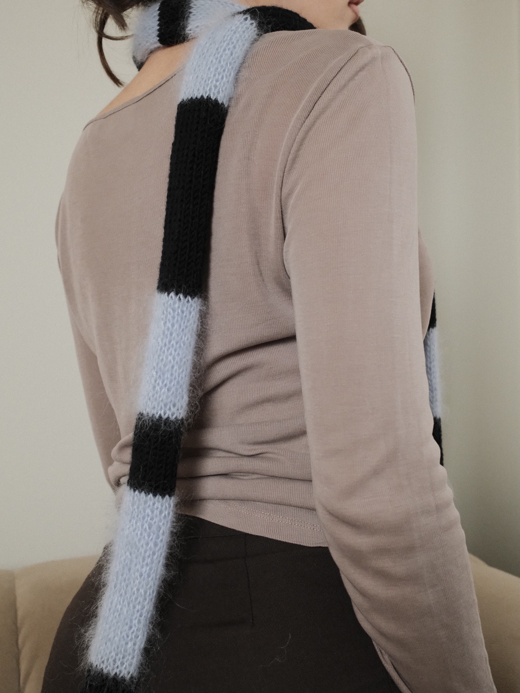 Handmade Merino & Mohair Scarf