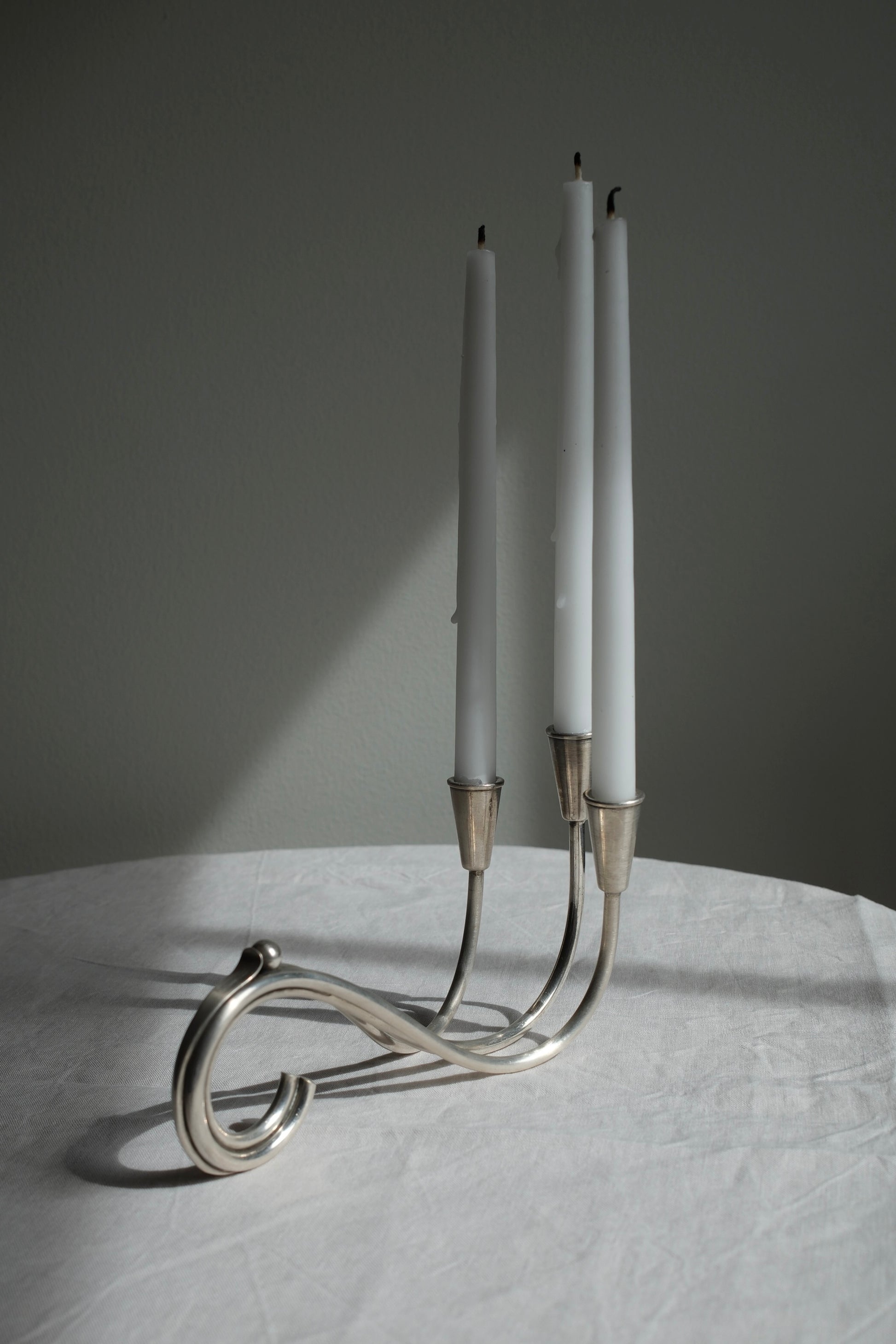 Vintage Triple Candle Holder