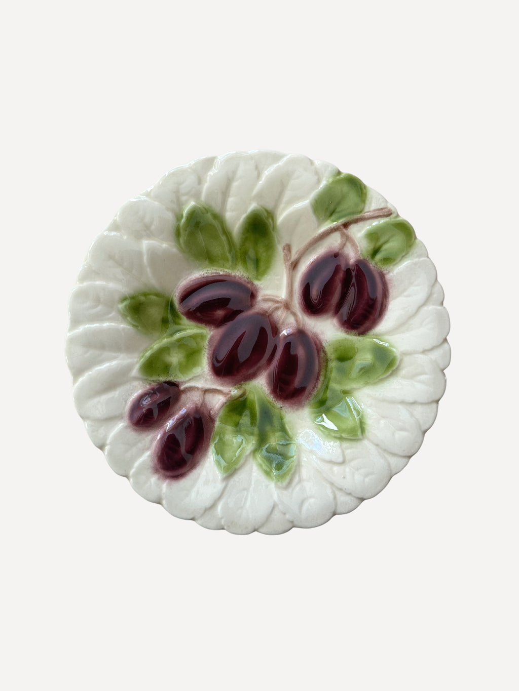 Set of 4 Hand-Painted Plates