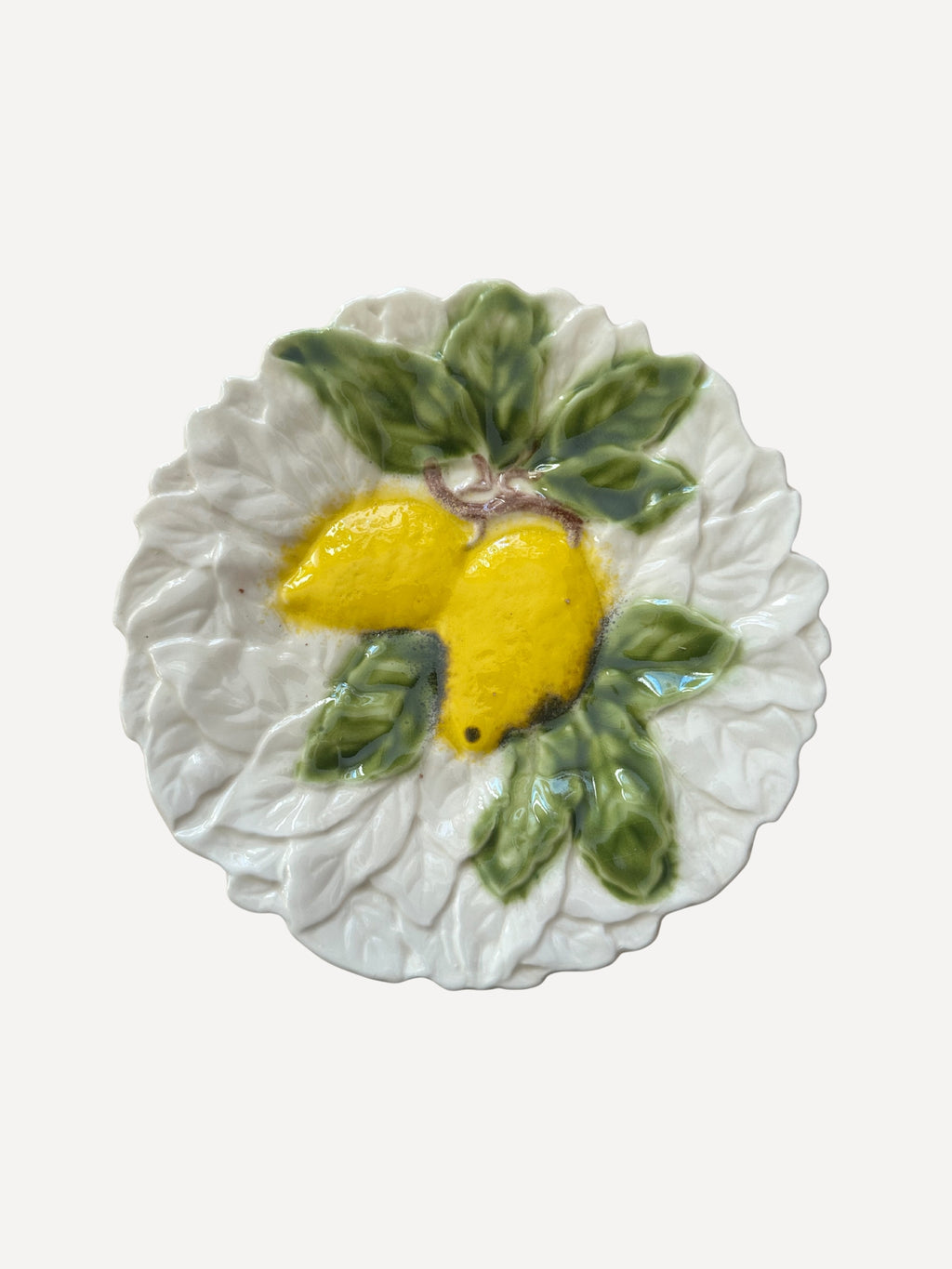 Set of 4 Hand-Painted Plates