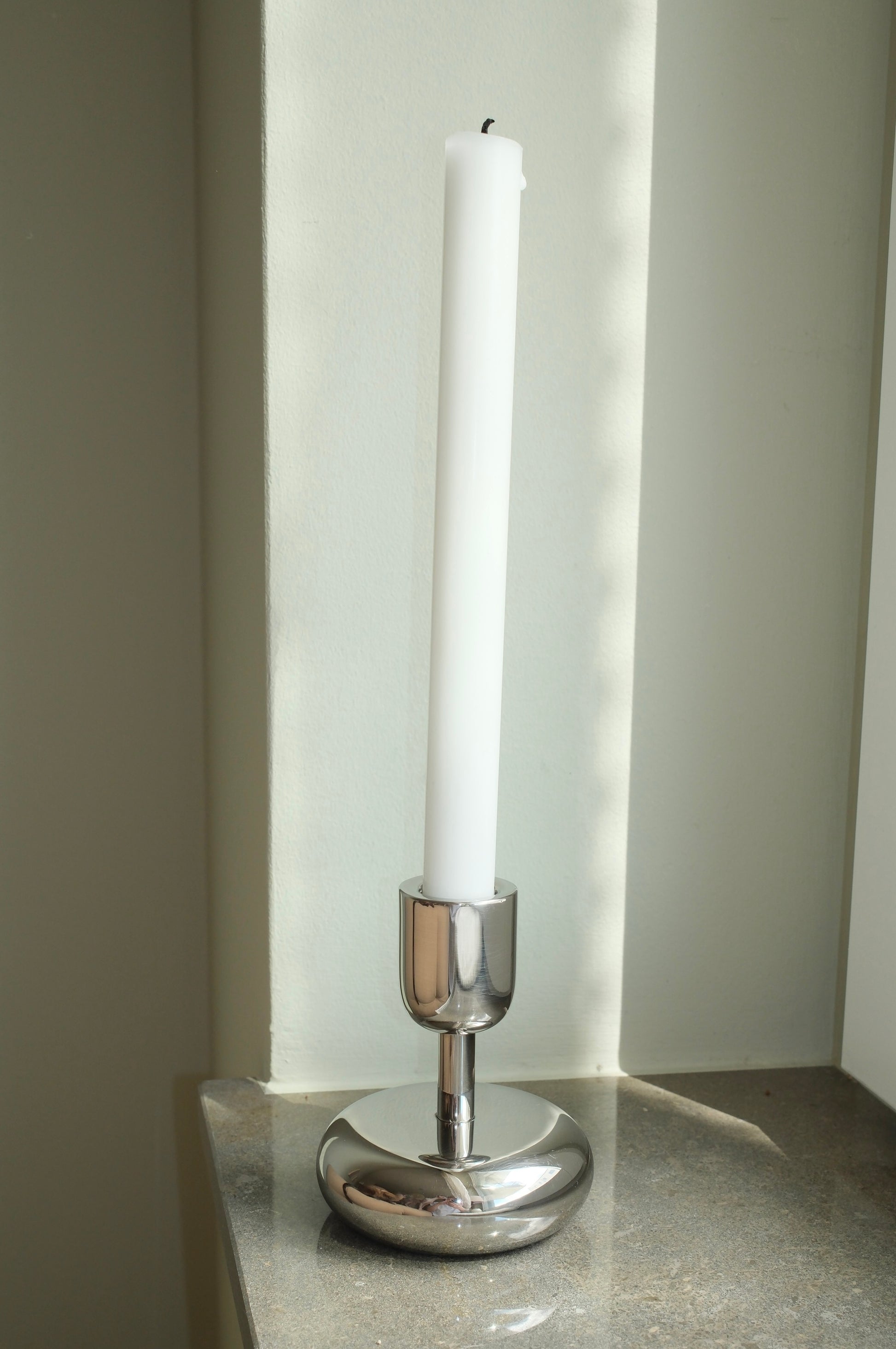 Iittala Nappula Stainless Steel Candle Holder