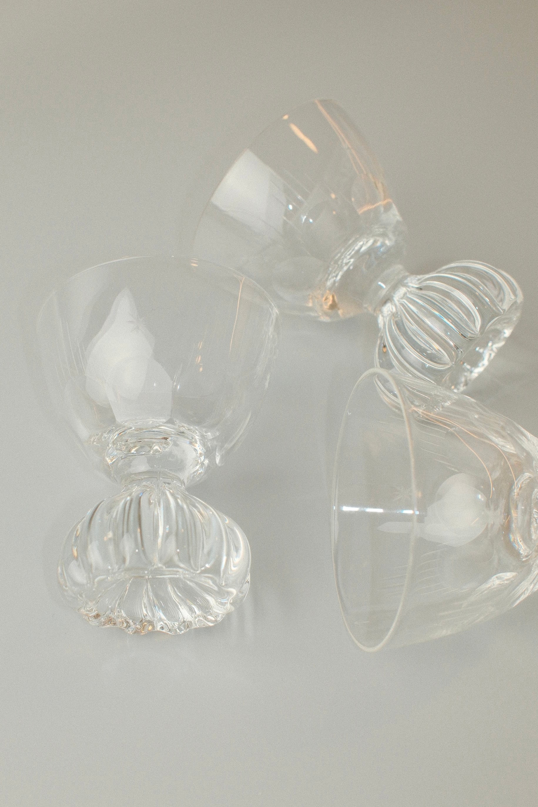 Set of 6 Vintage Art Deco Liqueur Glasses