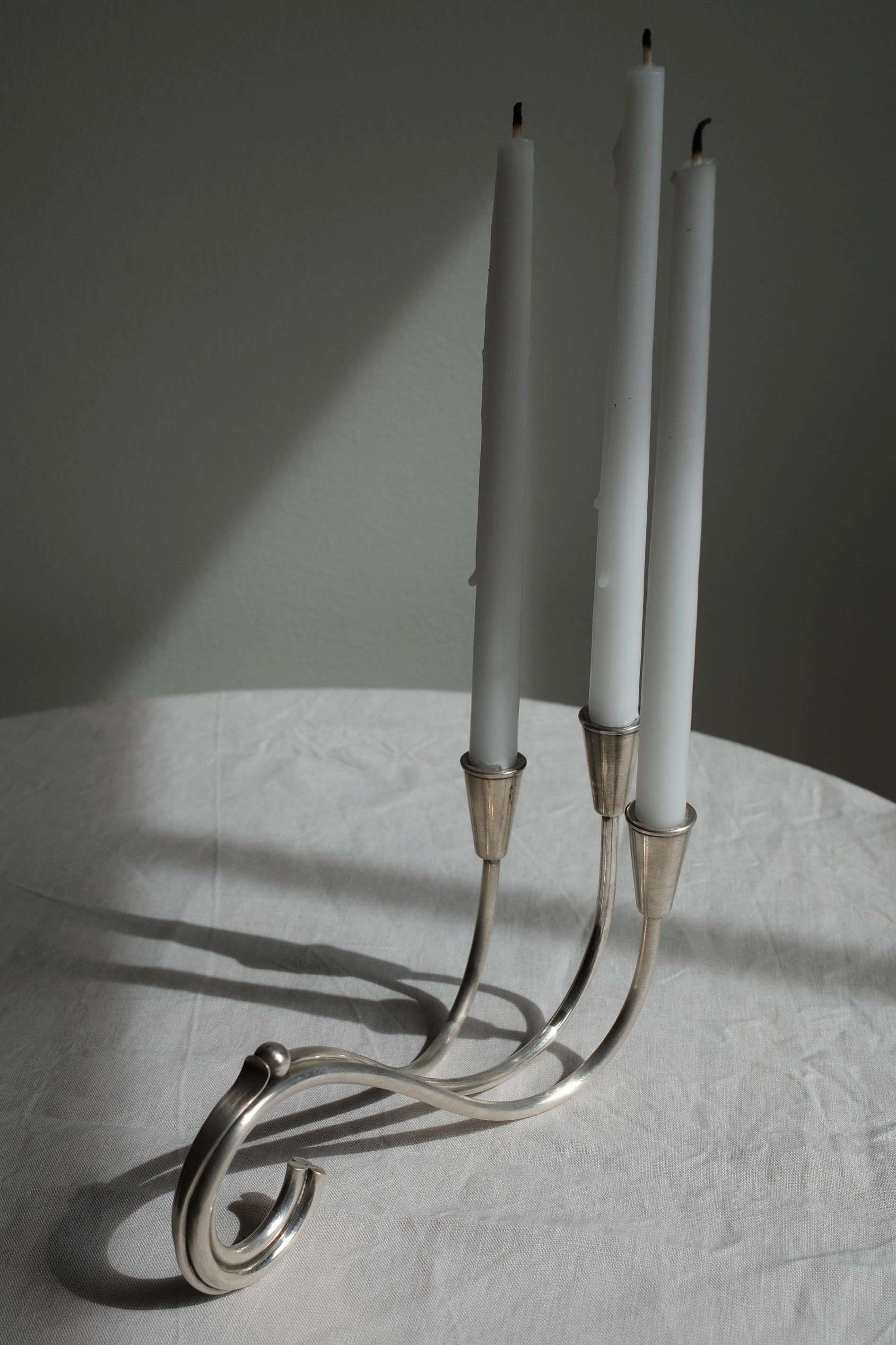 Vintage Triple Candle Holder